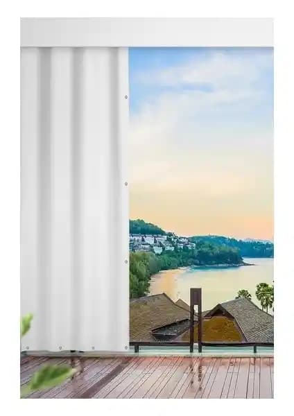 Elisya Home ile Galeri Ataylar Balkon Perdeleri Karşılaştırması Kumaş ve Dayanıklılık