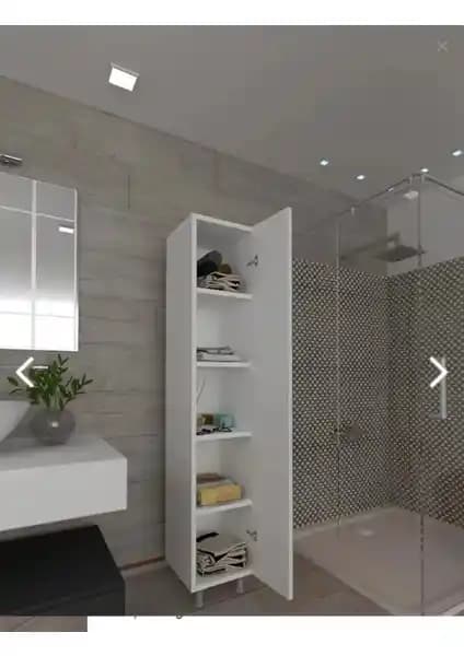 Gülbay Mobilya Tek Kapaklı 5 Raflı ve Remaks Konak 6 Raflı Beyaz Dolap Karşılaştırması