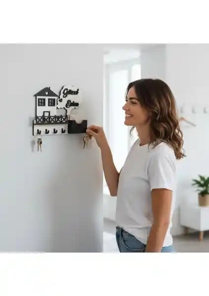 Güzel Evim Anahtarlık Askısı ile KaktüsKedi Kapı Arkası Askı Karşılaştırması