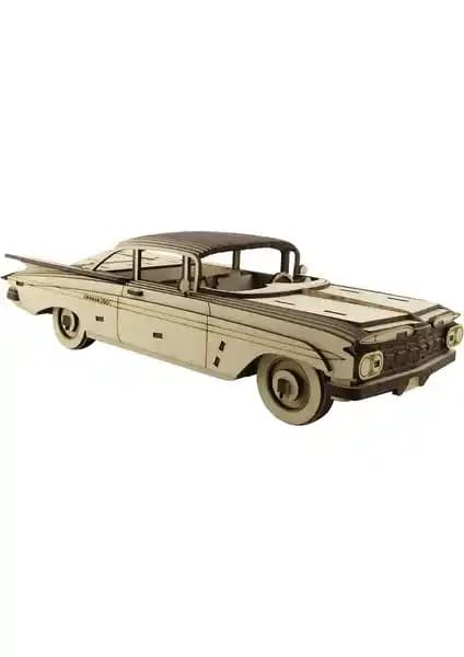 3D Sergi Ahşap Impala 1959 Maketi: Detaylı Montaj ve Özellikler Analizi