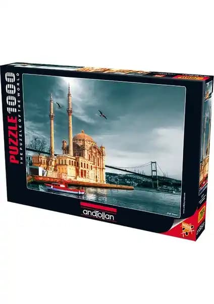 Anadolu 1000 Parçalık Puzzle Ortaköy Camii Temalı Yüksek Kaliteli Yapboz Ürünü
