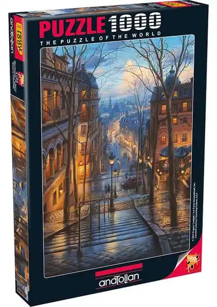 Anatolian 1000 Parçalık Puzzle Montmartre Bahar Teması Zeka ve Sanat Buluşması
