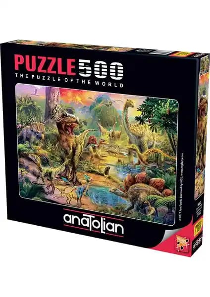 Anatolian 500 Parçalık Dinozor Krallığı Puzzle Detaylı İnceleme ve Özellikleri