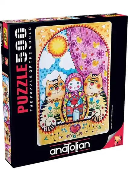 Anatolian Matruşka Temalı 500 Parçalık Puzzle – Yüksek Kalite ve Çocuklar İçin Uygun