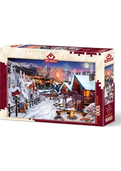 Art Puzzle 1000 Parça Kış Eğlencesi: Türkiye Üretimi Zihni Geliştirici Puzzle