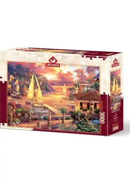 Art Puzzle Altın Deniz 3000 Parça Puzzle: Yüksek Çözünürlüklü ve Detaylı Deniz Manzarası Puzzle