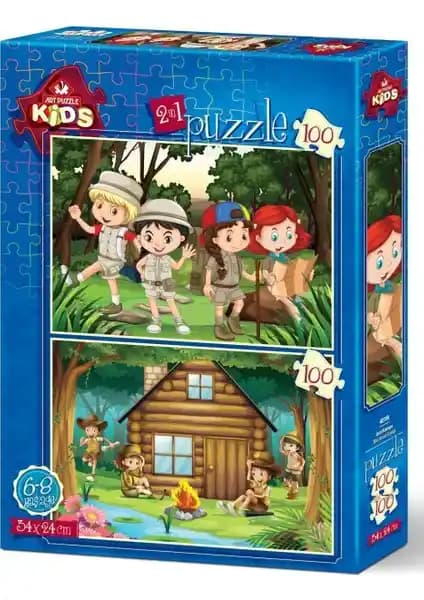 Art Puzzle Art Çocuk Puzzle İzci Kampı: Eğlence ve Öğrenmeyi Bir Arada Sunan Güvenli Oyun