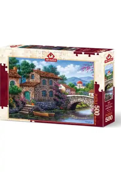 Art Puzzle Çiçekli Kanal 500 Parça Puzzle: Sanat ve Zeka Gelişimini Destekleyen Eğlence Seçeneği
