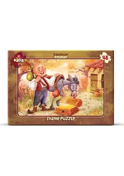 Art Puzzle Çocuk Keloğlan Puzzle 48 Parça Eğitici ve Eğlenceli Oyun Seti