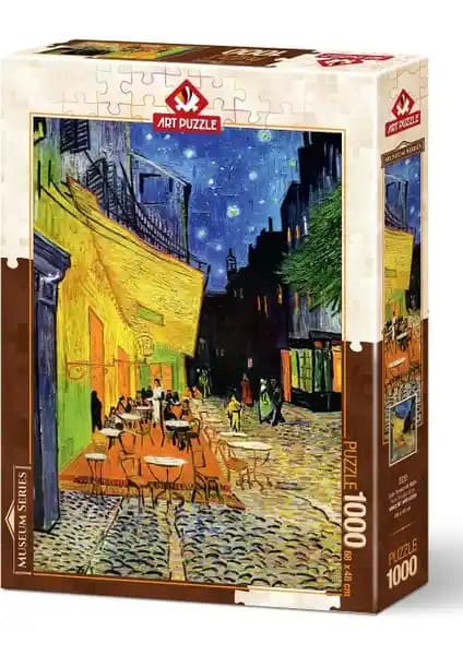 Art Puzzle Kafe Terasta Gece 1000 Parça Puzzle Türkiye Üretimi ve Detaylı Özellikler