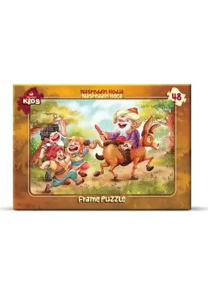 Art Puzzle Nasreddin Hoca Çocuk Puzzle 48 Parça Eğitici ve Eğlenceli Oyuncak