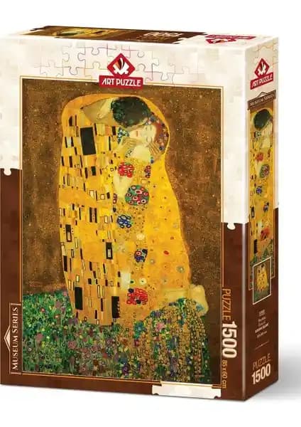 Art Puzzle The Kiss 1500 Parça Puzzle Sanat ve Zeka Bir Arada Türkiye Üretimi