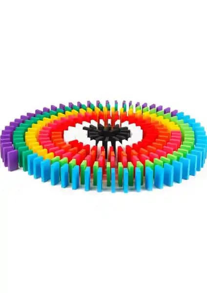 Başel Oyuncak Domino Blok Oyunu 200 Parça ile Çocukların Yaratıcılığını ve Bilişsel Gelişimini Destekler