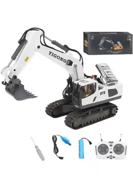Buyfun YIGONG RC Ekskavatör: Gerçekçi ve Çok Fonksiyonlu İnşaat Kamyonu Modeli