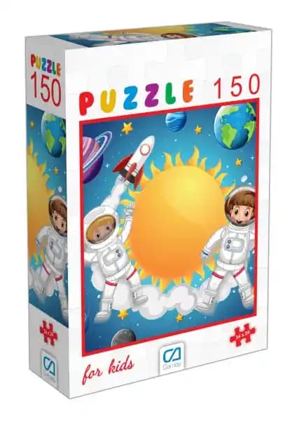 Çocuklar İçin Uzay Temalı 150 Parça Puzzle Gelişim ve Eğlence Fırsatı