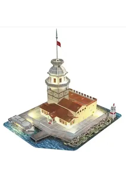 CubicFun 3D Puzzle Kız Kulesi LED Aydınlatmalı Model İncelemesi ve Detaylar