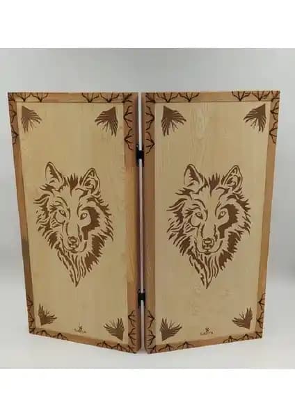 El İşçiliği ve Doğal Malzeme Kullanımıyla Öne Çıkan Kurt Baş Tavla Ürünü