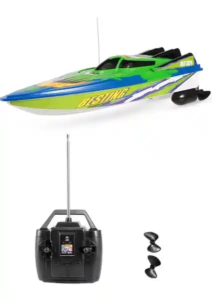 Fairy RC Tekne Yeşil: Yüksek Performanslı Uzaktan Kumandalı Hobi Teknesi
