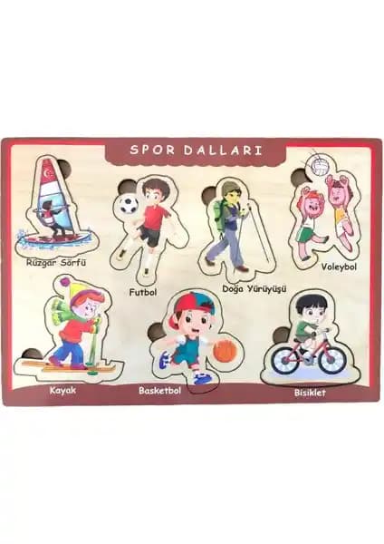 Farbu Oyuncak Ahşap Bultak Puzzle Çocukların Gelişimine Katkı Sağlayan Eğitici Ürün