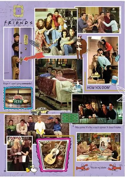 Friends 500 Parça Puzzle ile Eğlence ve Dekoratif Şıklık Bir Arada