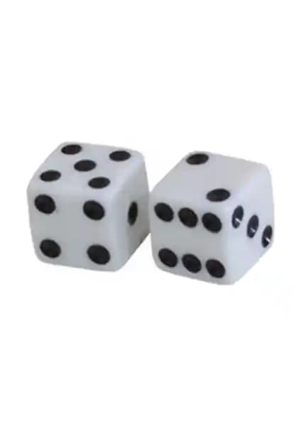 Helena Wood Art 10 mm Tavla Zarları Plastik - Şık ve Dayanıklı Masa Oyunları Aksesuarı