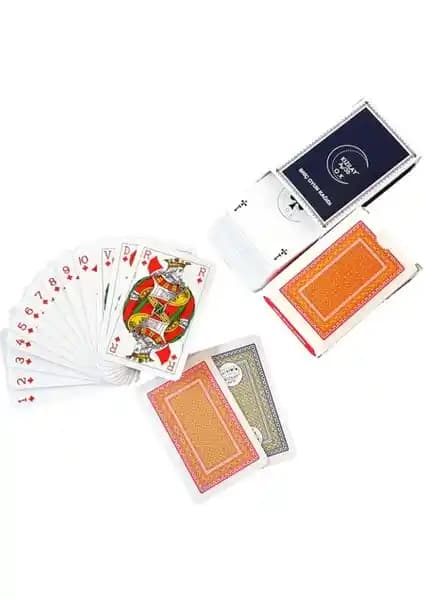 Kızılay A30 İskambil Oyun Kartları Çift Deste Dayanıklı ve Estetik Tasarımıyla