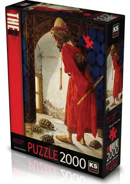KS Games 2000 Parça Puzzle Kaplumbağa Terbiyecisi Sanat Eseri Tasarımı ve Özellikleri