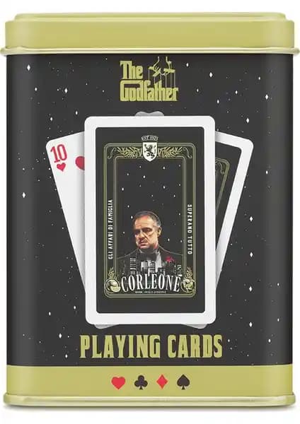 Mabbels The Godfather Metal Kutulu Iskambil Kağıdı Koleksiyon ve Oyun Seti