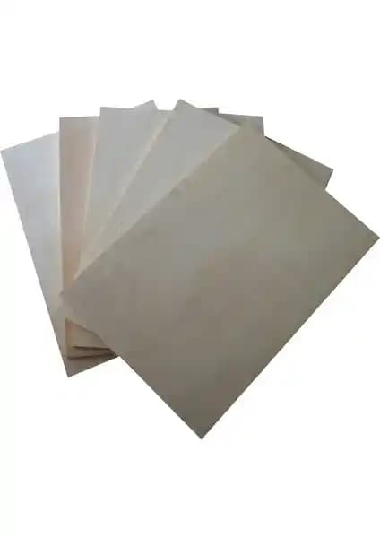 Mobilreyon 5'li Kavak Kontraplak A3 Boyut Dayanıklı ve Estetik Ahşap Malzeme