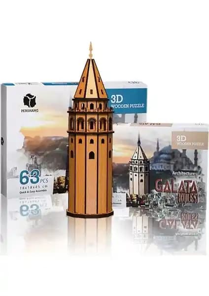 Pershang Galata Kulesi 61 Parça Ahşap 3D Puzzle Detaylı İnceleme ve Kullanıcı Yorumları