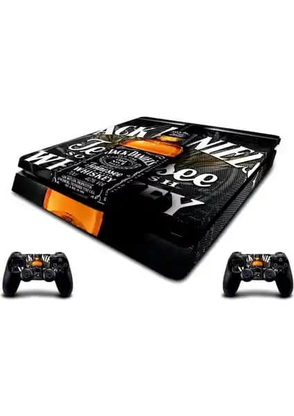 PS4 Slim Jacks Daniel Sticker Seti ile Konsolunuzu Şık ve Dayanıklı Şekilde Kişiselleştirin