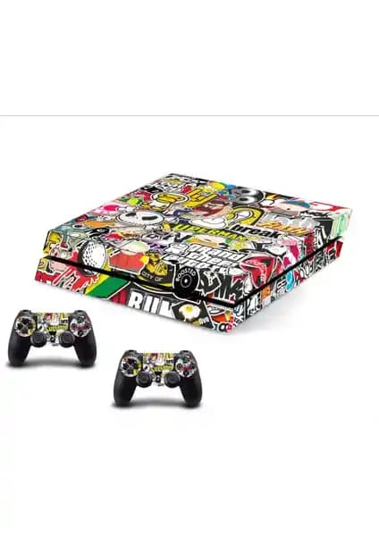 PS4 Sticker Bomb Dekoratif Kılıf: Estetik ve Kişiselleştirme Seçenekleri