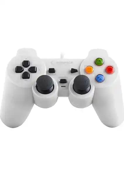 Rampage SG-R602 Beyaz PS3 ve PC İçin Ergonomik USB Joypad Kontrolcüsü