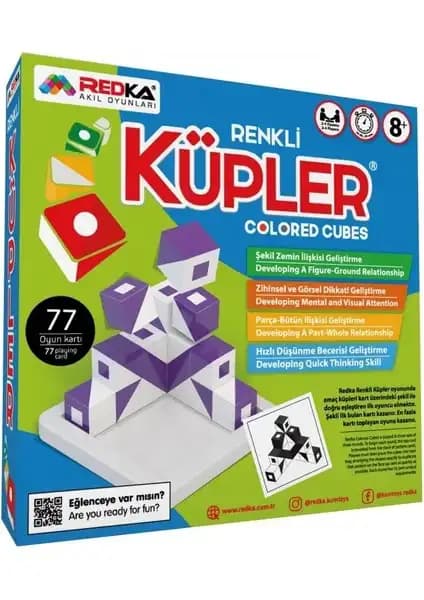 Redka Renkli Küpler ile Çocukların Zeka ve Dikkat Gelişimine Katkı Sağlayan Eğlenceli Oyun