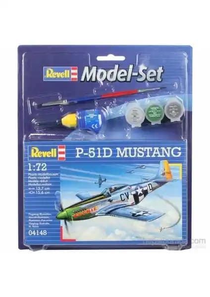 Revell P-51D Mustang Model Seti 1:72 Ölçekli Detaylı ve Dayanıklı Maket Seti