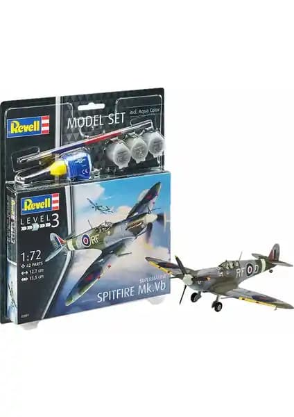 Revell Spitfire Model Seti 1:72 Ölçekli, Detaylı ve Gerçekçi Maket Uçak Modeli