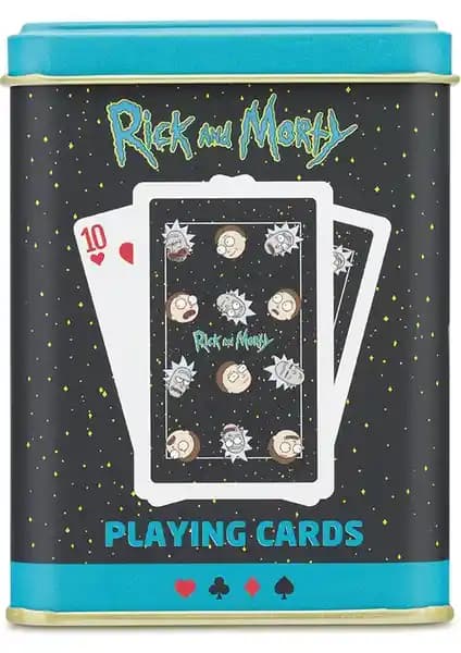 Rick and Morty Temalı İskambil Kağıdı: Dayanıklı ve Görsel Zengin Kart Seti