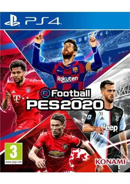 Sony PES 2020 PS4 Oyunu: Gerçekçi grafikler ve Çoklu Modlarla Futbol Deneyimi