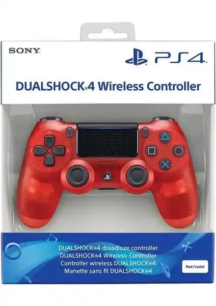 Sony PS4 Dualshock 4 Kırmızı Kristal Oyun Kolu: Estetik ve İşlevselliği Bir Arada Sunar