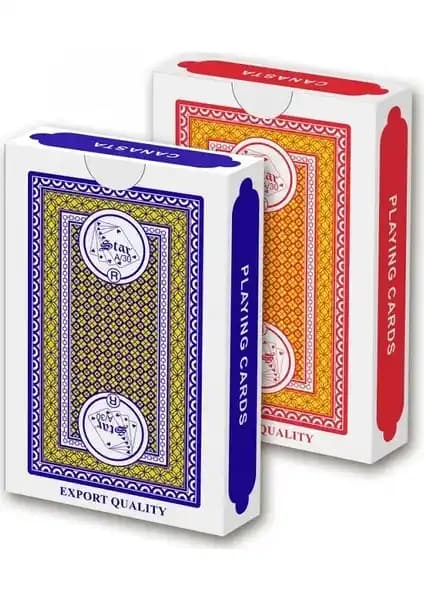 Star A/30 Iskambil Kağıdı Çift Deste: Dayanıklı ve Yüksek Kaliteli Kartlar