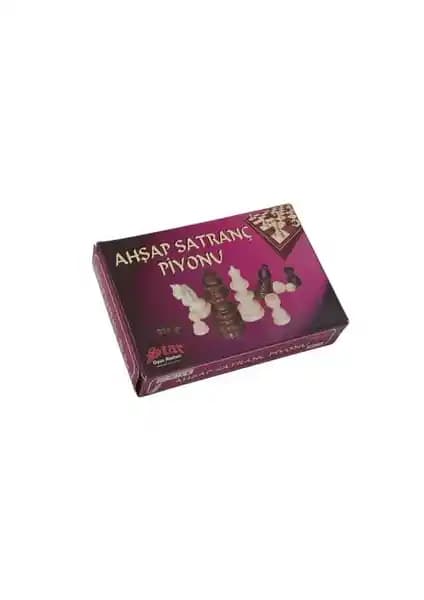 Star Ahşap Satranç Piyonu NO:4: Estetik ve Dayanıklı Satranç Taşı Ürünü