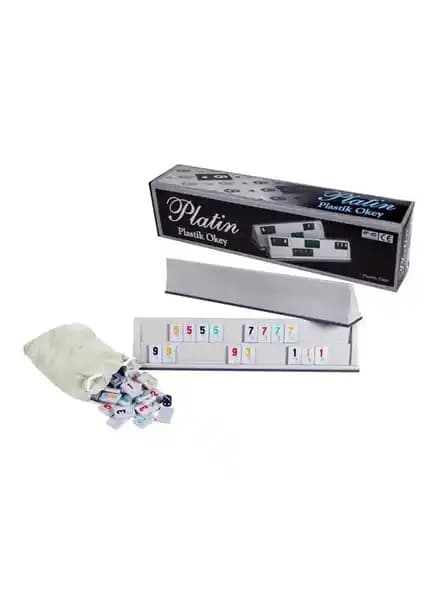 Star Platin Dayanıklı Plastik 106 Parça Klasik Okey Takımı - Dayanıklı ve Renkli Masa Oyunu Seti