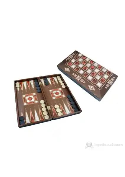 Star Polyester Sedef Tavla Büyük Boy: Dayanıklı ve Şık Modern Tasarım Tavla Oyunu