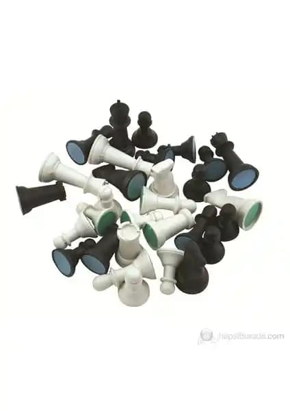 Star Satranç Piyonu Profesyonel Turnuva ve Eğitim İçin Dayanıklı Plastik Satranç Taşı