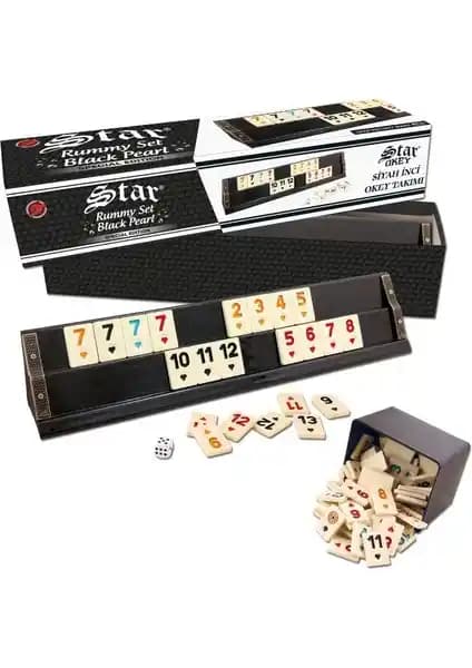 Star Siyah Inci Okey Takımı: Kaliteli ve Estetik Masa Oyunu Seti Özellikleri ve Kullanıcı Yorumları