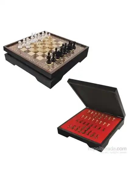 Star VIP Ceviz Satranç Takımı Büyük Boyutları ve Şık Tasarımıyla Satranç Severlere Hitap Ediyor