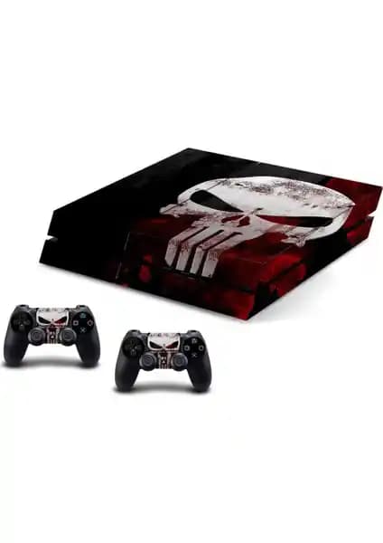 StickerMarket PS4 Fat Punisher Etiket Kümesi Oyun Konsolu Kişiselleştirme İçin