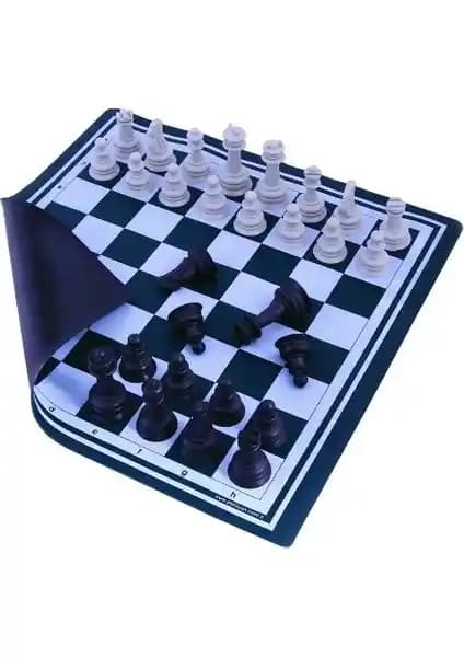 Südor Rulo Okullara Özel Satranç Takımı: Taşınabilir ve Dayanıklı Eğitim Seti