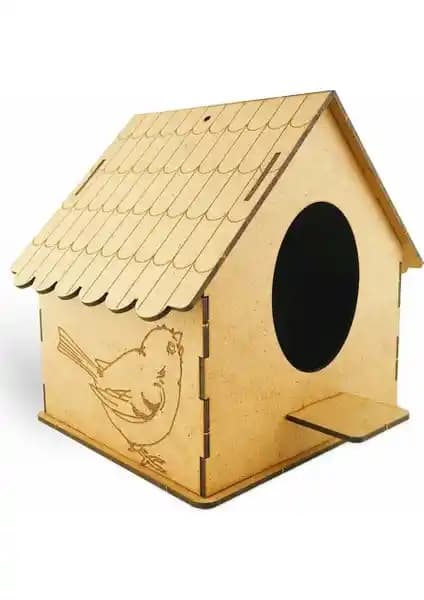 Südor Wood Ahşap Kendin Yap Maket Kuş Evi: Doğa ve El İşi Tutkunları İçin Uygun Hobi Ürünü