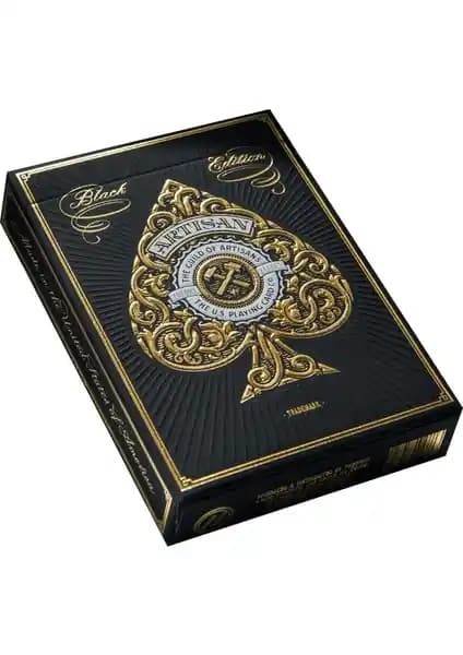 Theory11 Artisan Siyah Oyun Kartları: Şıklık ve Dayanıklılık Bir Arada